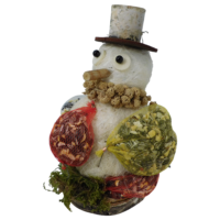 Vogelvoeder sneeuwpop